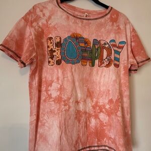 NWT American Bling Howdy T-Shirt Small